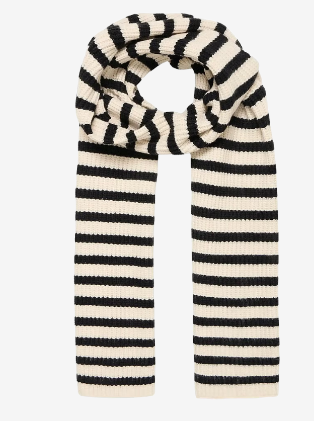 FRSTRIPY SCARF "WHISPER WHITE"