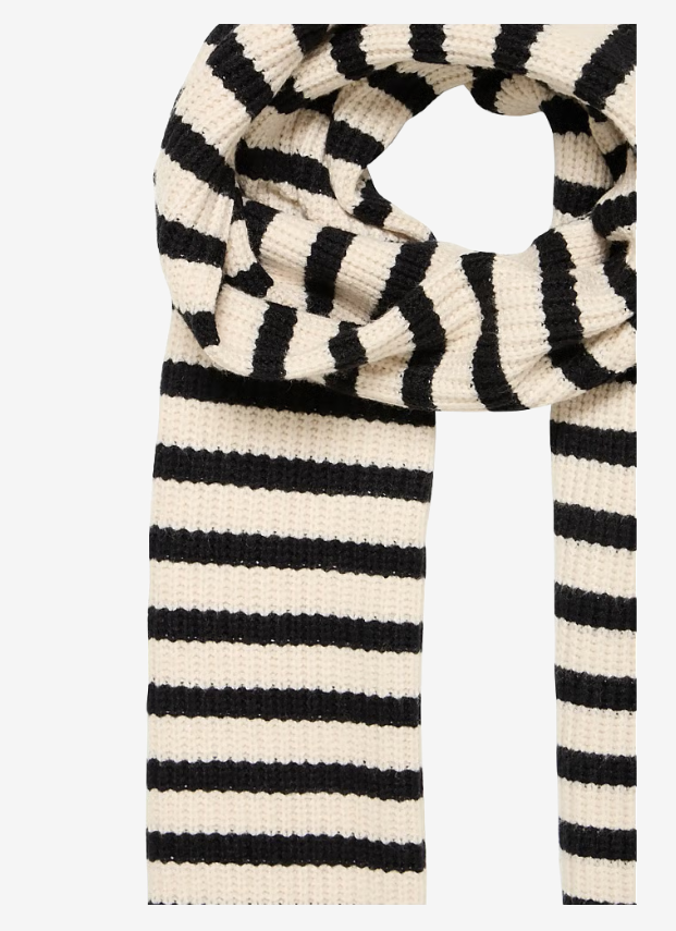 FRSTRIPY SCARF "WHISPER WHITE"