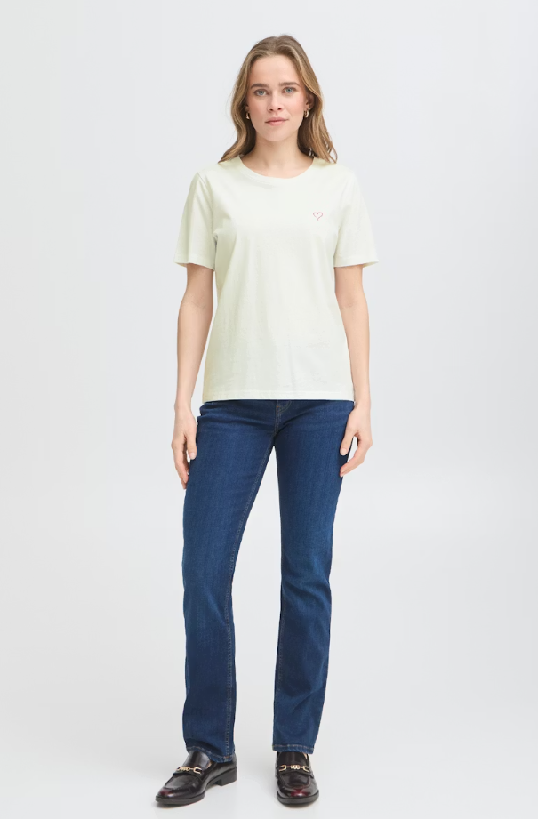 FRHEART TEE "BLANC DE BLANC"