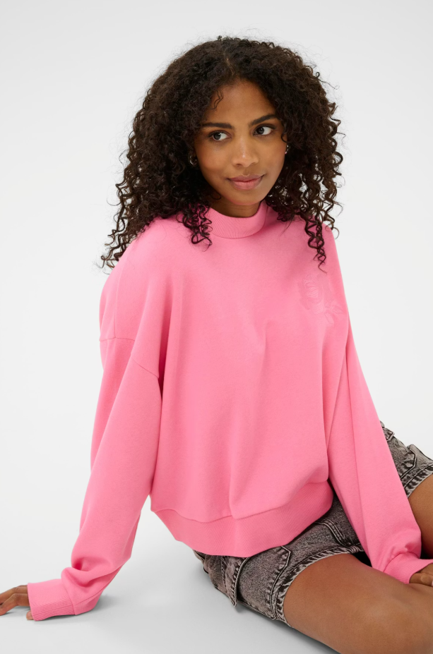 KASUSSI SWEATSHIRT "PINK POWER"
