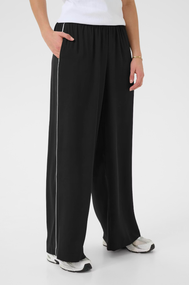 KATESSA TROUSERS "BLACK DEEP"