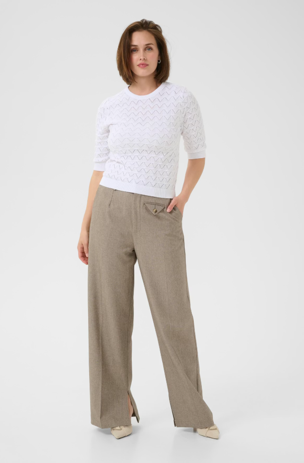 KAKARLA KNIT PULLOVER "CHALK"