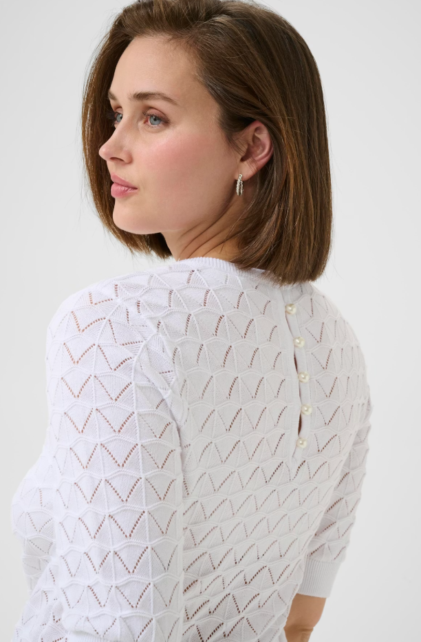 KAKARLA KNIT PULLOVER "CHALK"