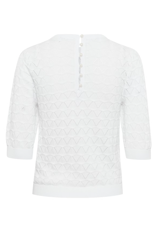 KAKARLA KNIT PULLOVER "CHALK"