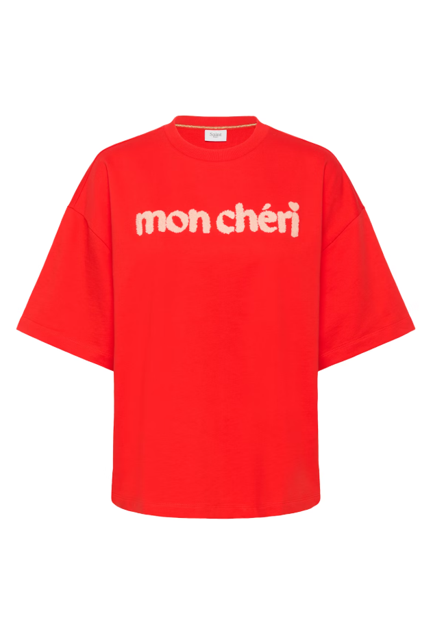 PANNASZ SS SWEATSHIRT "FIERY RED"