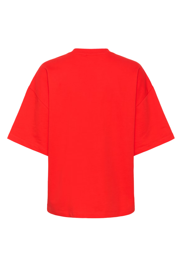 PANNASZ SS SWEATSHIRT "FIERY RED"