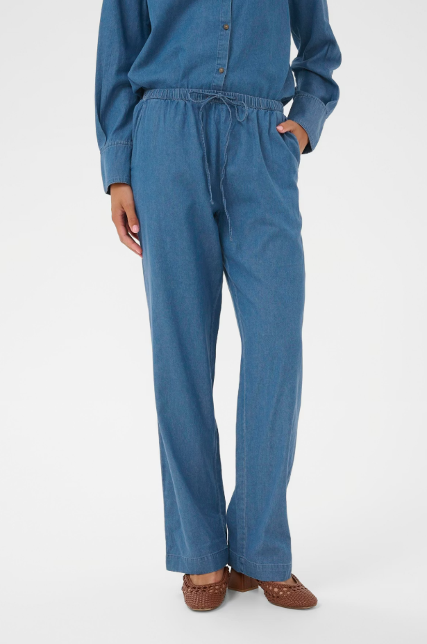 OJETTASZ PANTS "MEDIUM BLUE DENIM"