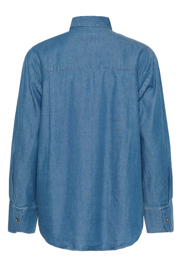 OJETTASZ SHIRT "MEDIUM BLUE DENIM"