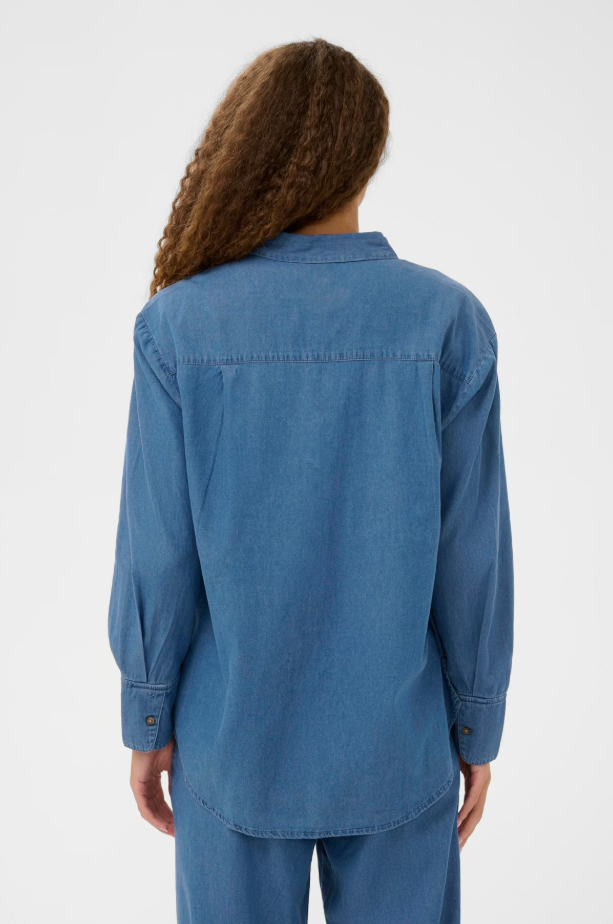 OJETTASZ SHIRT "MEDIUM BLUE DENIM"