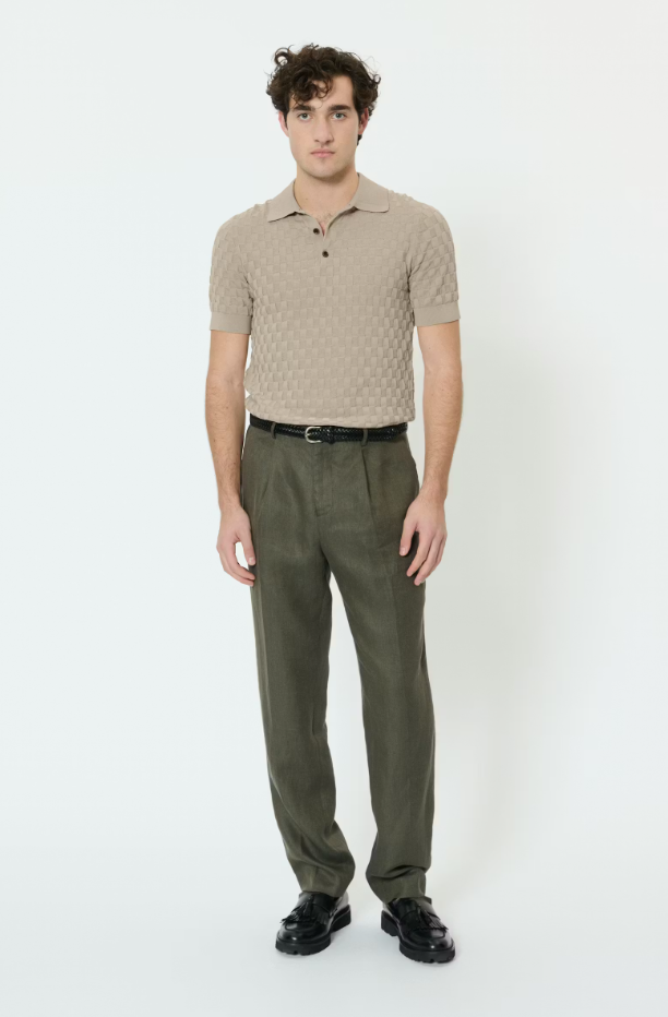 MAPOLO HERITAGE PULLOVER "PLAZA TAUPE"