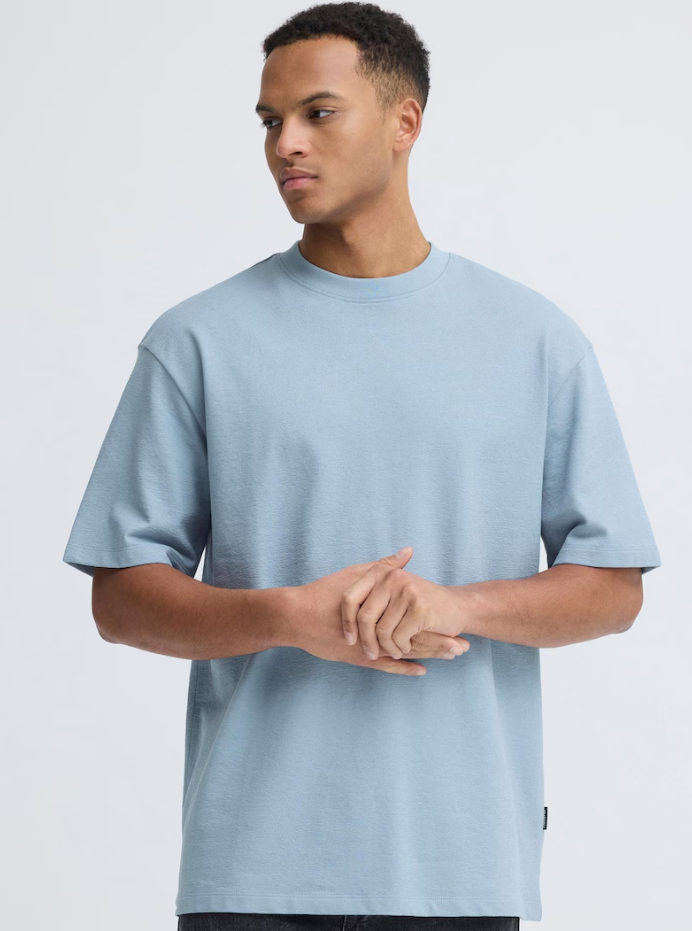 BHKAISER STRUCTURE S/S TEE "FADED DENIM"