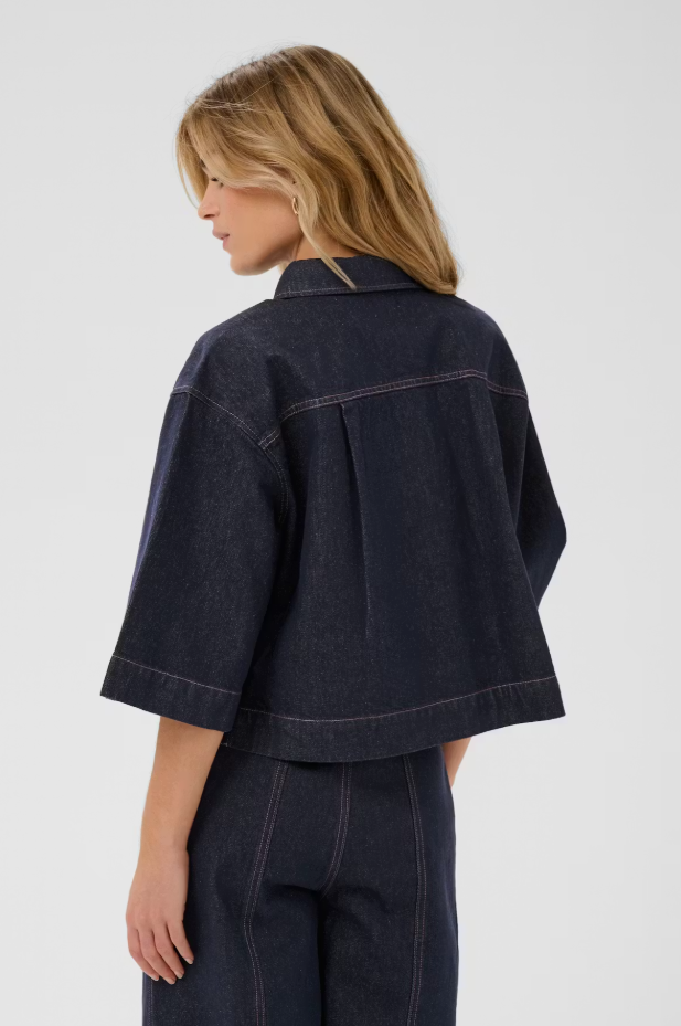 POSEYSZ SHIRT "DARK BLUE DENIM"