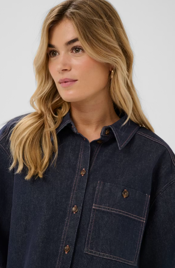 POSEYSZ SHIRT "DARK BLUE DENIM"