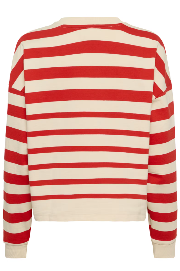 PHILENESZ SWEATSHIRT "VALIANT POPPY IRREGULAR STRIPE"