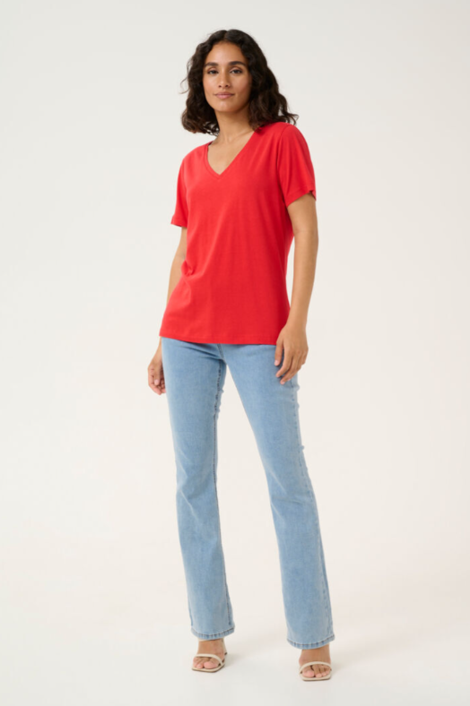 CRNAIA T-SHIRT "HIGH RISK RED"