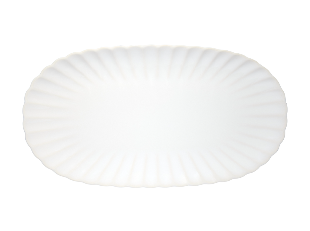 SOLARE OVAL PLATTER - CREAM 33CM