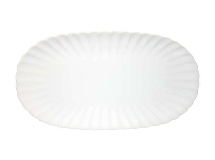 SOLARE OVAL PLATTER - CREAM 33CM