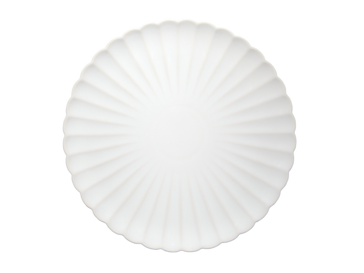 SOLARE ROUND PLATTER - CREAM 33CM