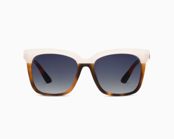 FRENCHY POLARIZED SUNGLASSES - MOCHA TORTOISE/CREAM