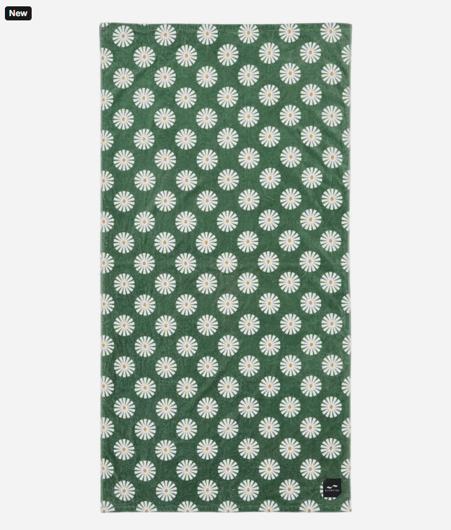 SUN DAZED BEACH TOWEL - GREEN