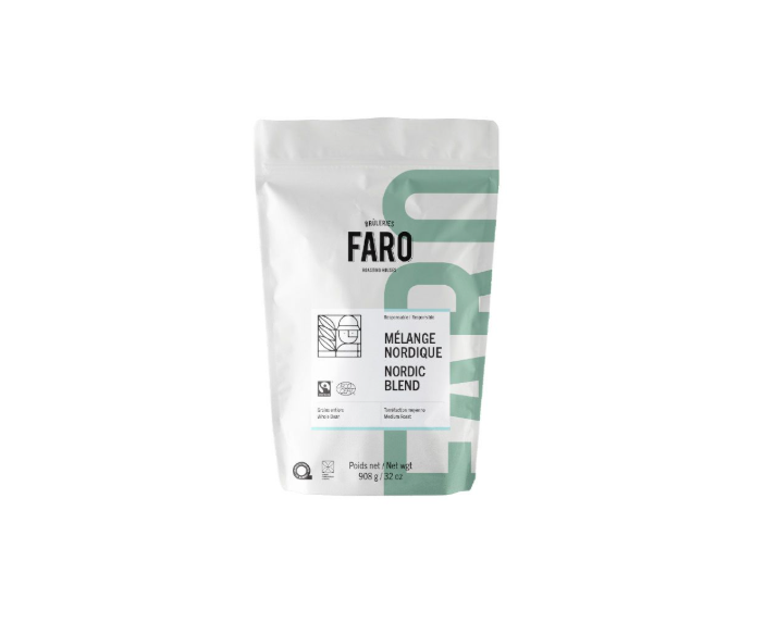 ORGANIC FAIR TRADE NORTHERN BLEND COFFEE - BEANS 908G