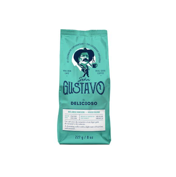 GUSTAVO HOUSE BLEND GROUND COFFEE 227G