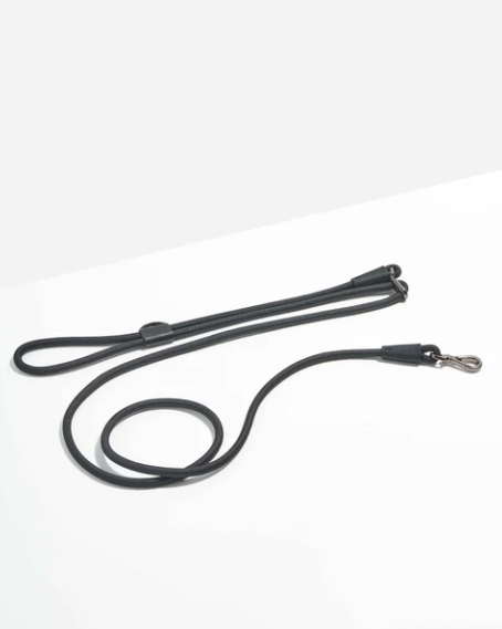 HANDS-FREE ROPE LEASH - BLACK