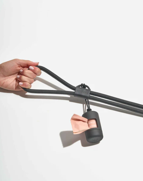 HANDS-FREE ROPE LEASH - BLACK