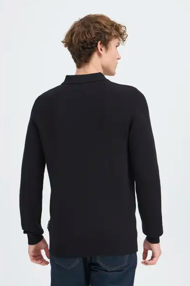 CFABEL MILANO KNIT POLO "BLACK BEAUTY"