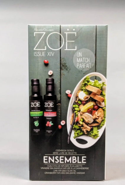 LIME INFUSED OLIVE OIL AND CRANBERRY INFUSED BALSAMIC VINEGAR SET