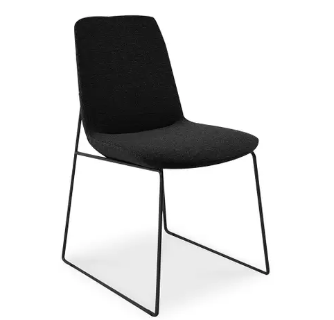 RUTH DINING CHAIR BLACK - SET OF TWO