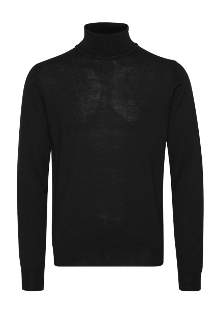 CFKONRAD MERINO ROLL NECK KNIT "BLACK"