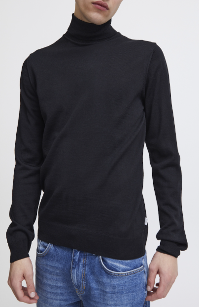 CFKONRAD MERINO ROLL NECK KNIT "BLACK"