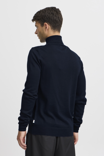 CFKONRAD MERINO ROLL NECK KNIT "NAVY"