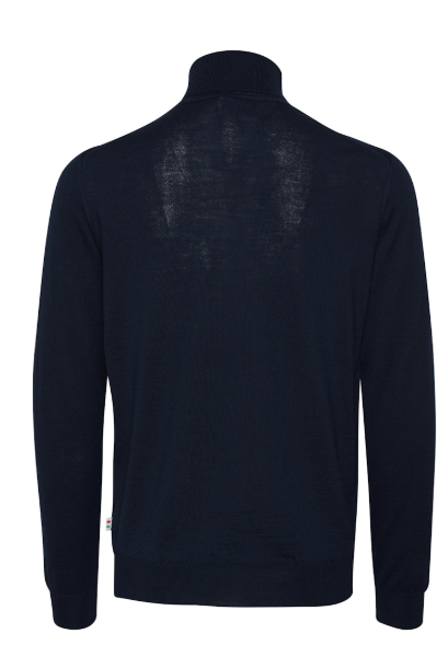 CFKONRAD MERINO ROLL NECK KNIT "NAVY"