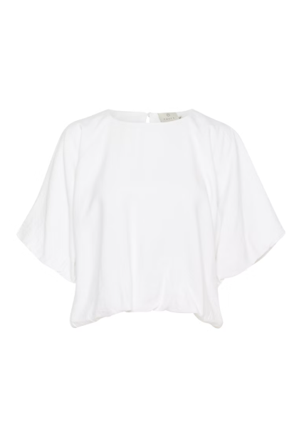 KAGABBY BLOUSE "OPTICAL WHITE"