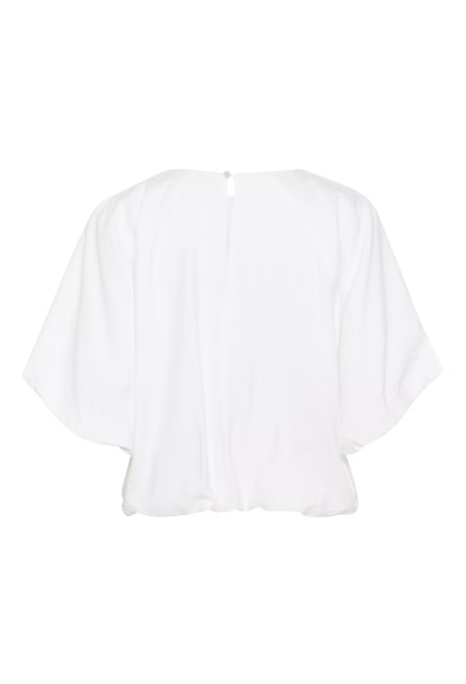 KAGABBY BLOUSE "OPTICAL WHITE"