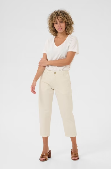 CRBERTA TWILL CAPRI "TURTLEDOVE"