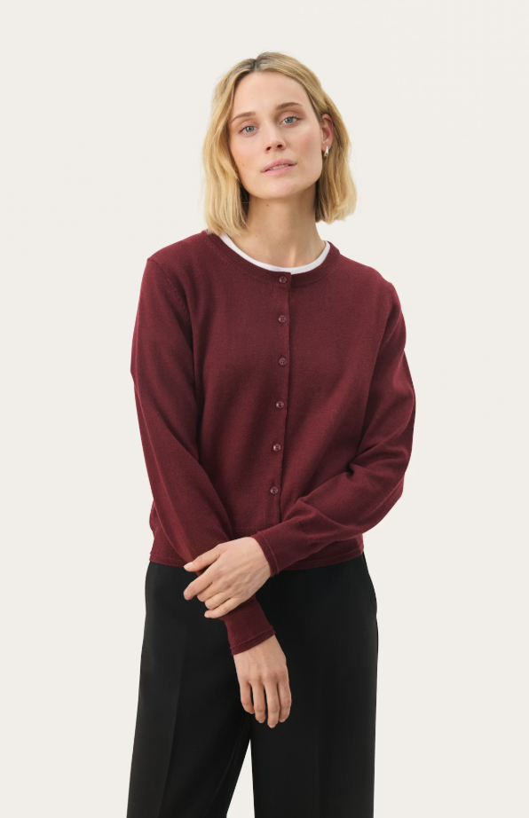 NOELANI PW CA SWEATER "TAWNY PORT"