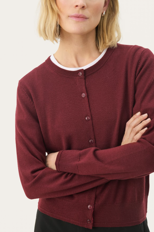 NOELANI PW CA SWEATER "TAWNY PORT"