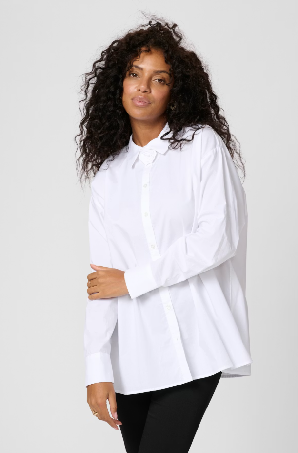 KAMIRA SHIRT "OPTICAL WHITE"