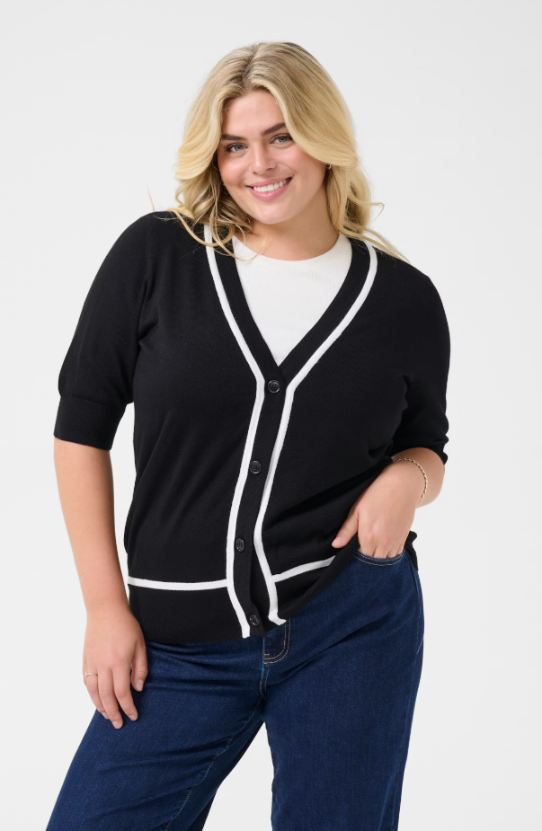 KAMALLIE CARDIGAN "BLACK DEEP"