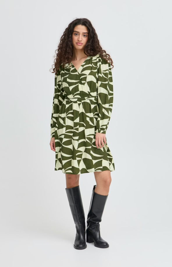 IHLISADORA DRESS "WAVY GRAPHIC"