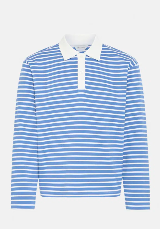 CFPERSSON RELAXED POLO SWEATER "ULTRAMARINE"