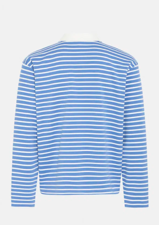 CFPERSSON RELAXED POLO SWEATER "ULTRAMARINE"