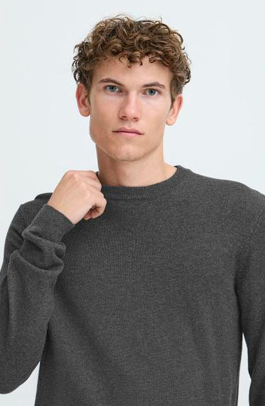 CFHALFDAN CREWNECK KNIT "DARK GREY MELANGE"