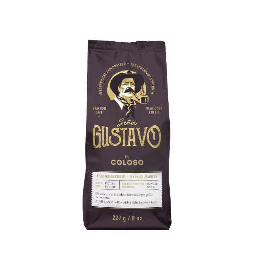 GUSTAVO COLOMBIAN FULL-BODIED GROUND COFFEE 226G
