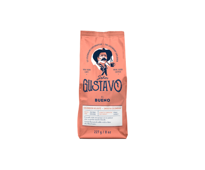 GUSTAVO COLOMBIAN MILD GROUND COFFEE 227g