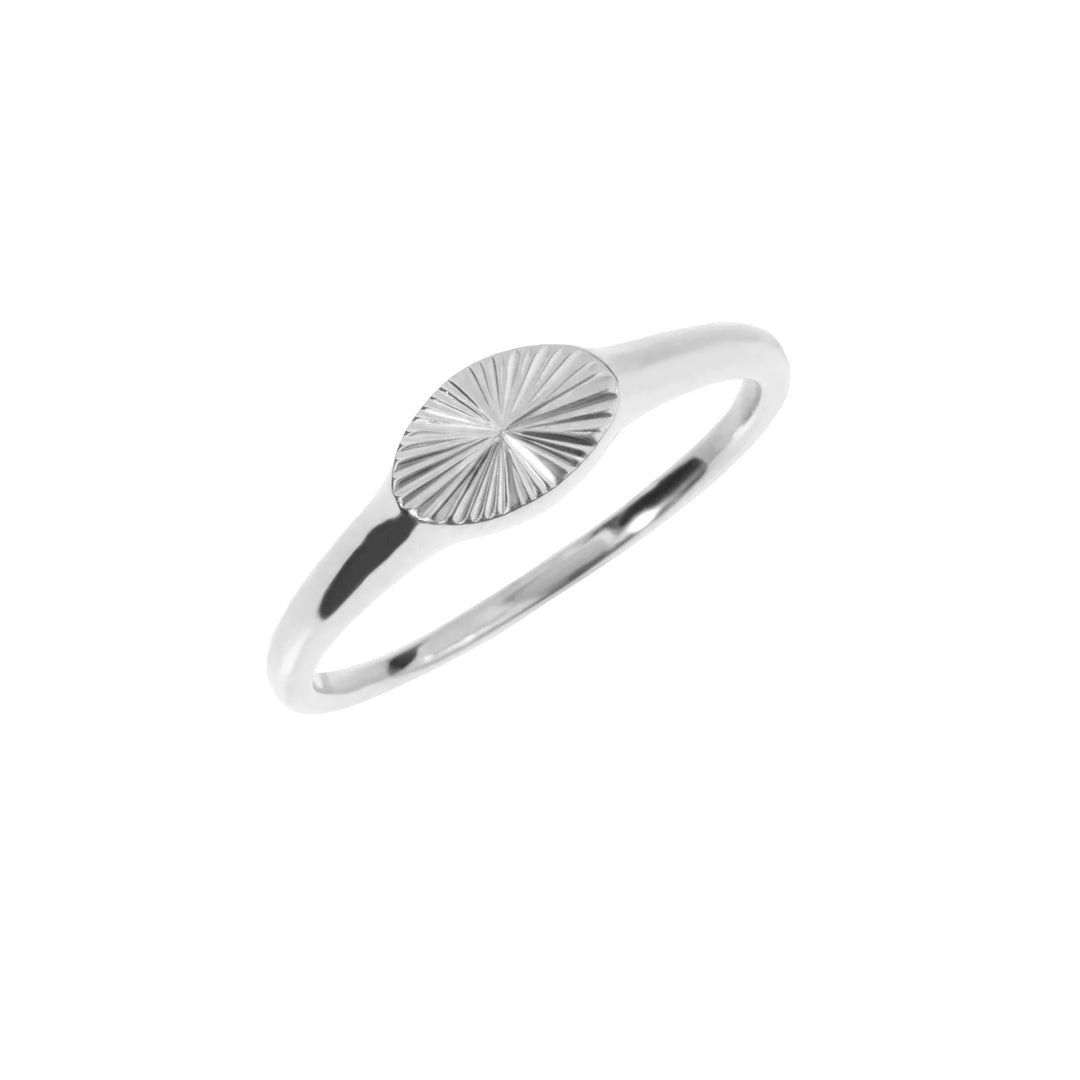 Mia Soleilo Ring Silver Size 8