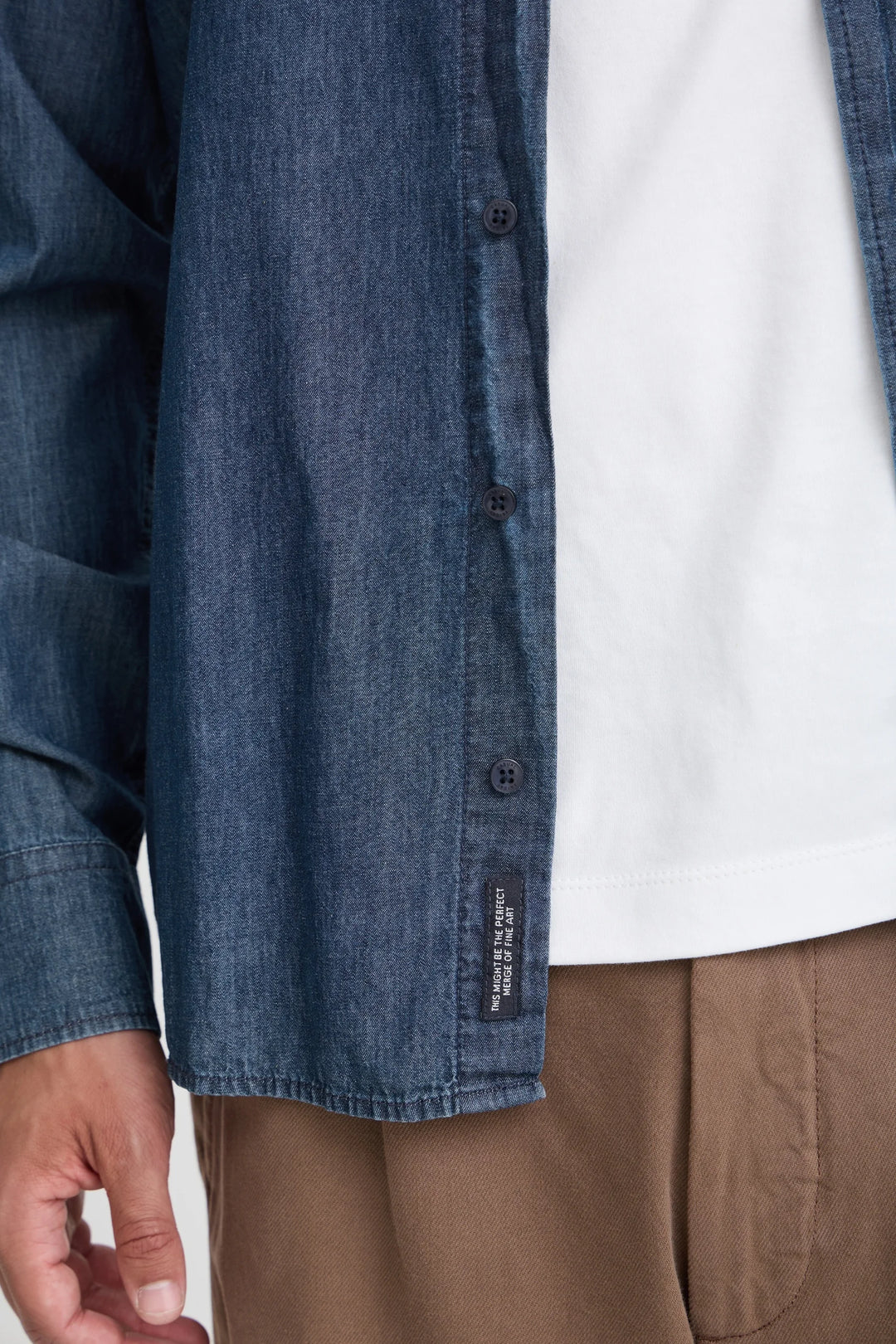 CFJOSHUA SHIRT "DENIM MID BLUE"